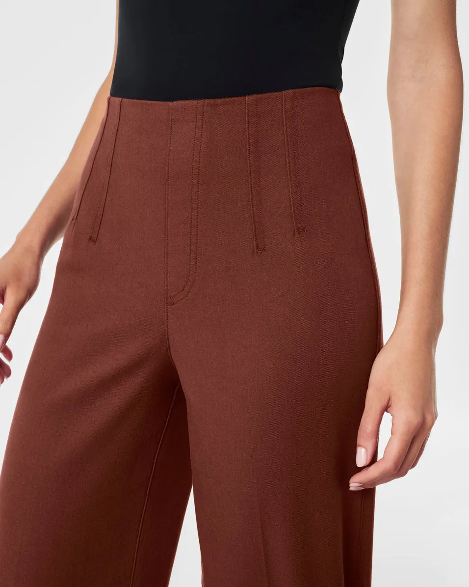 SPANX® Stretch Twill Cropped Wide Leg Pant