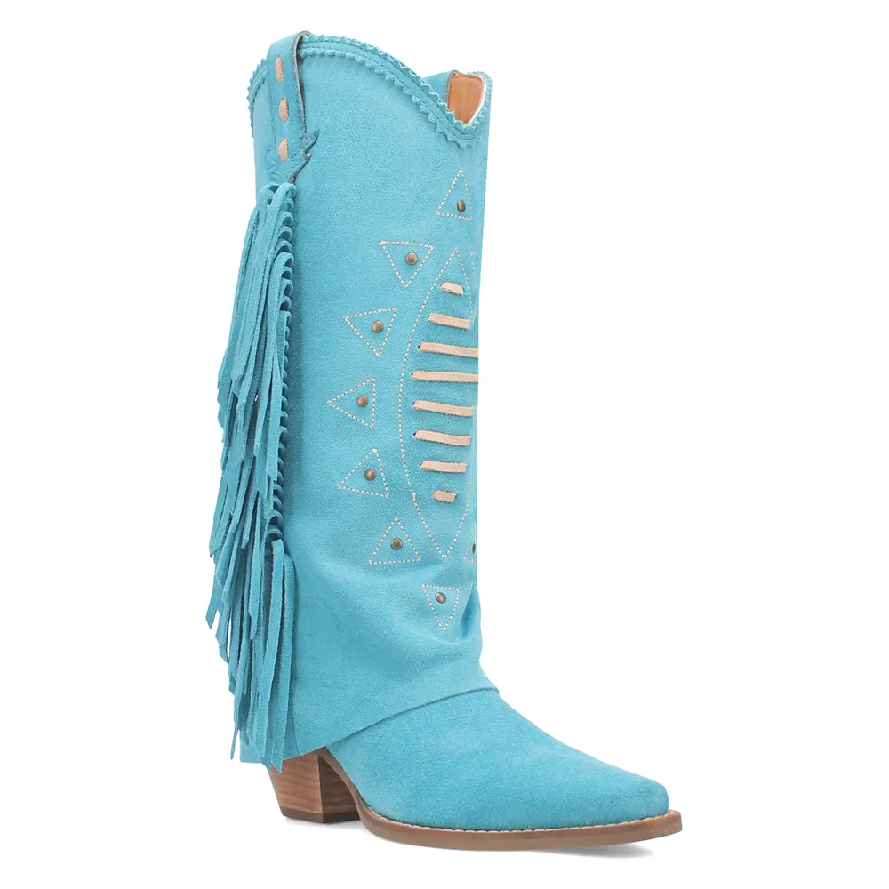 Spirit Trail Studded Snip Toe Cowboy Boots