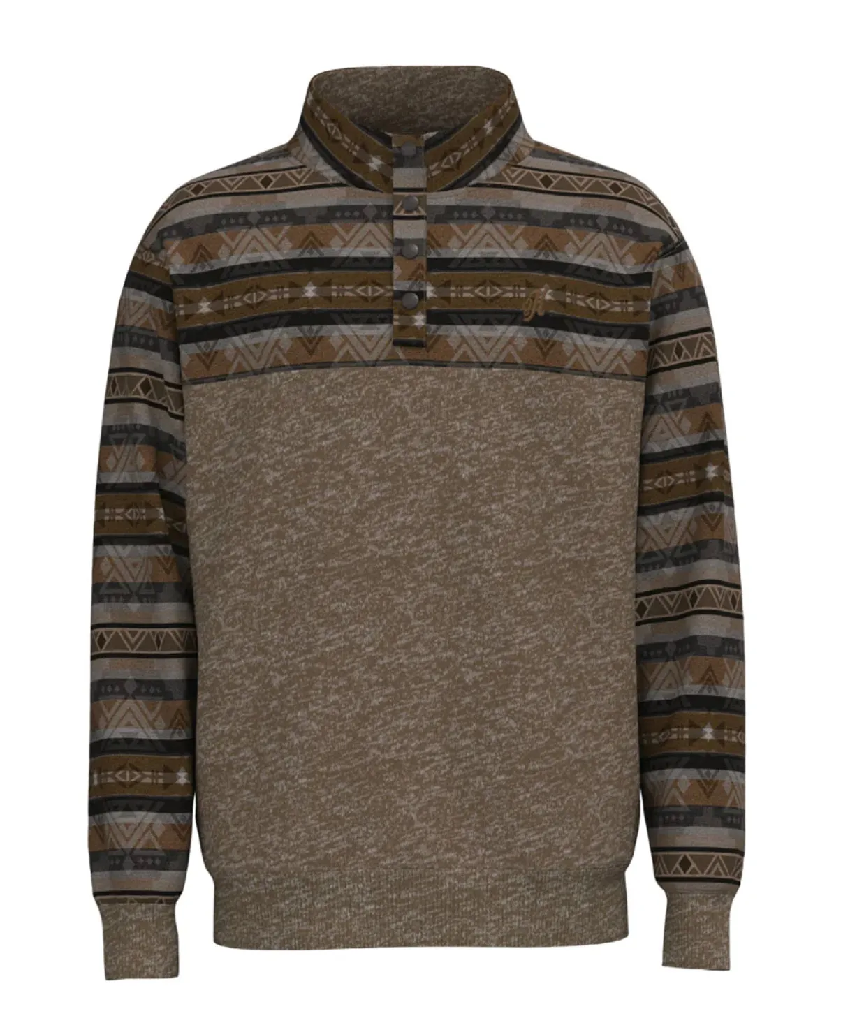 Stevie Tan/Brown Aztec Pullover