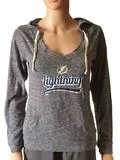 Tampa Bay Lightning SAAG Women Gray Lightweight Pullover Hoodie Sweatshirt