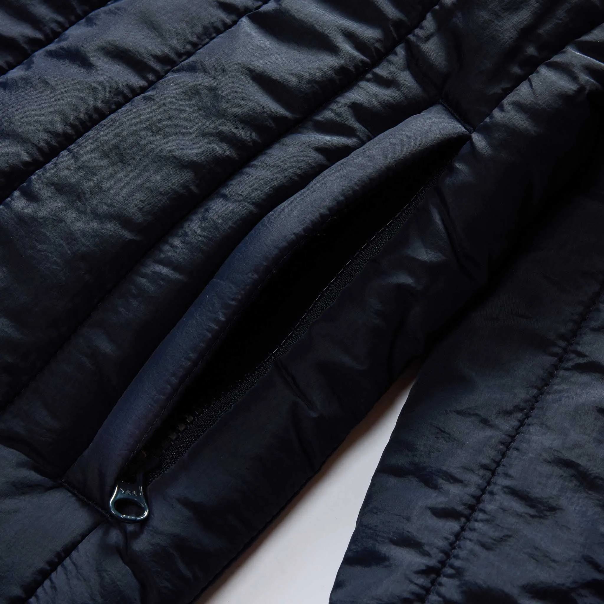 The Ember Jacket in Dark Navy Quilted Nylon