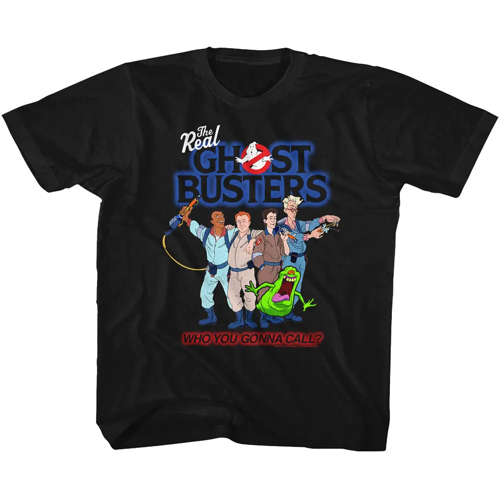 The Real Ghostbusters Group 3 Youth T-Shirt