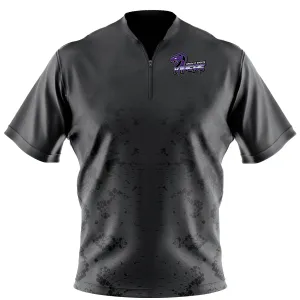 Vipers Short Sleeve Quarter Zip - Charcoal