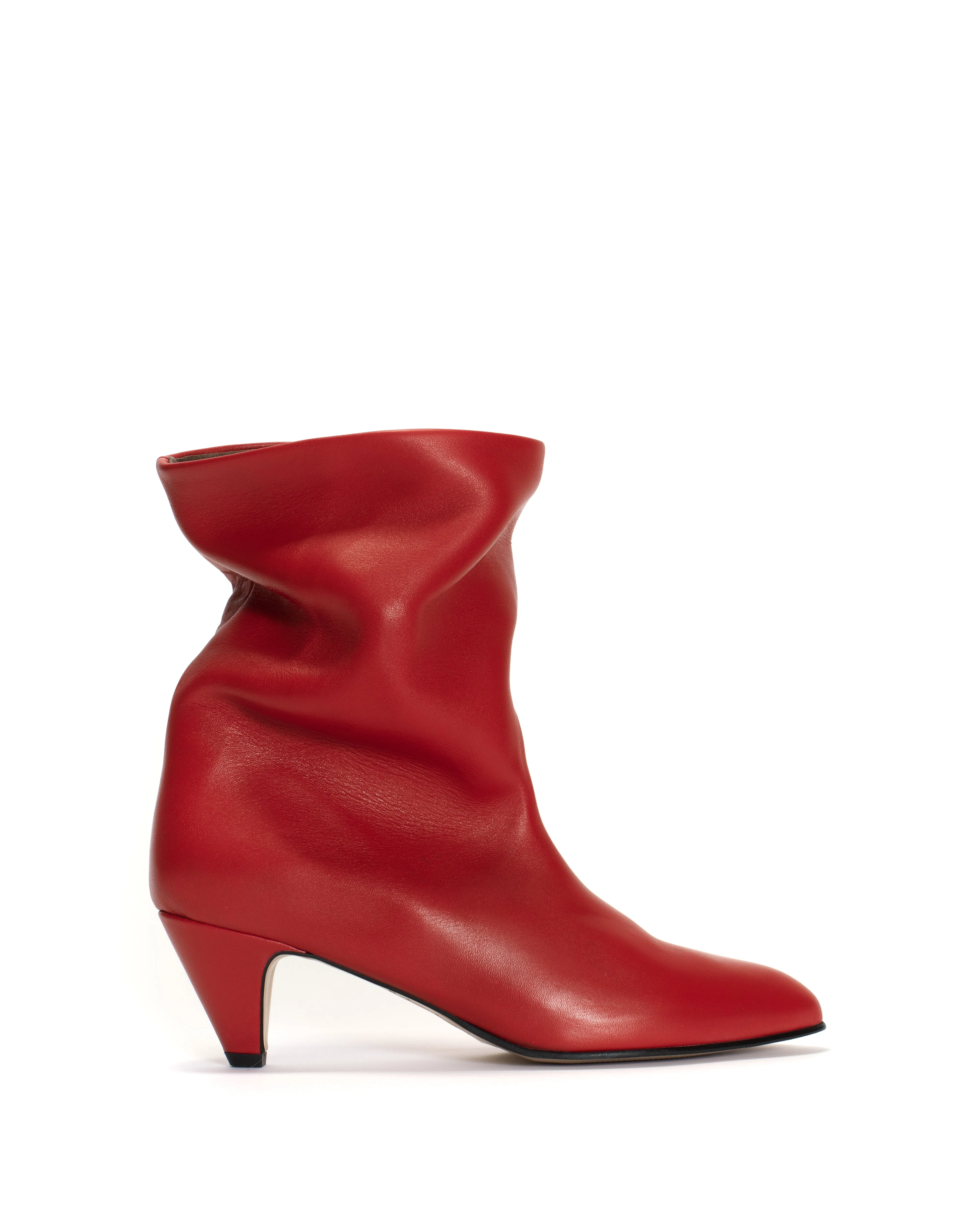 Vully 50 stiletto Soft calf Ruby red