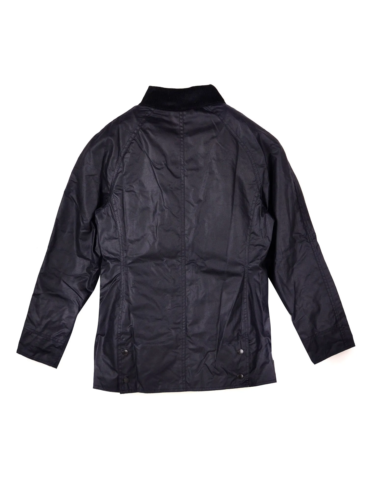 Women Beadnell Wax Jacket_Navy