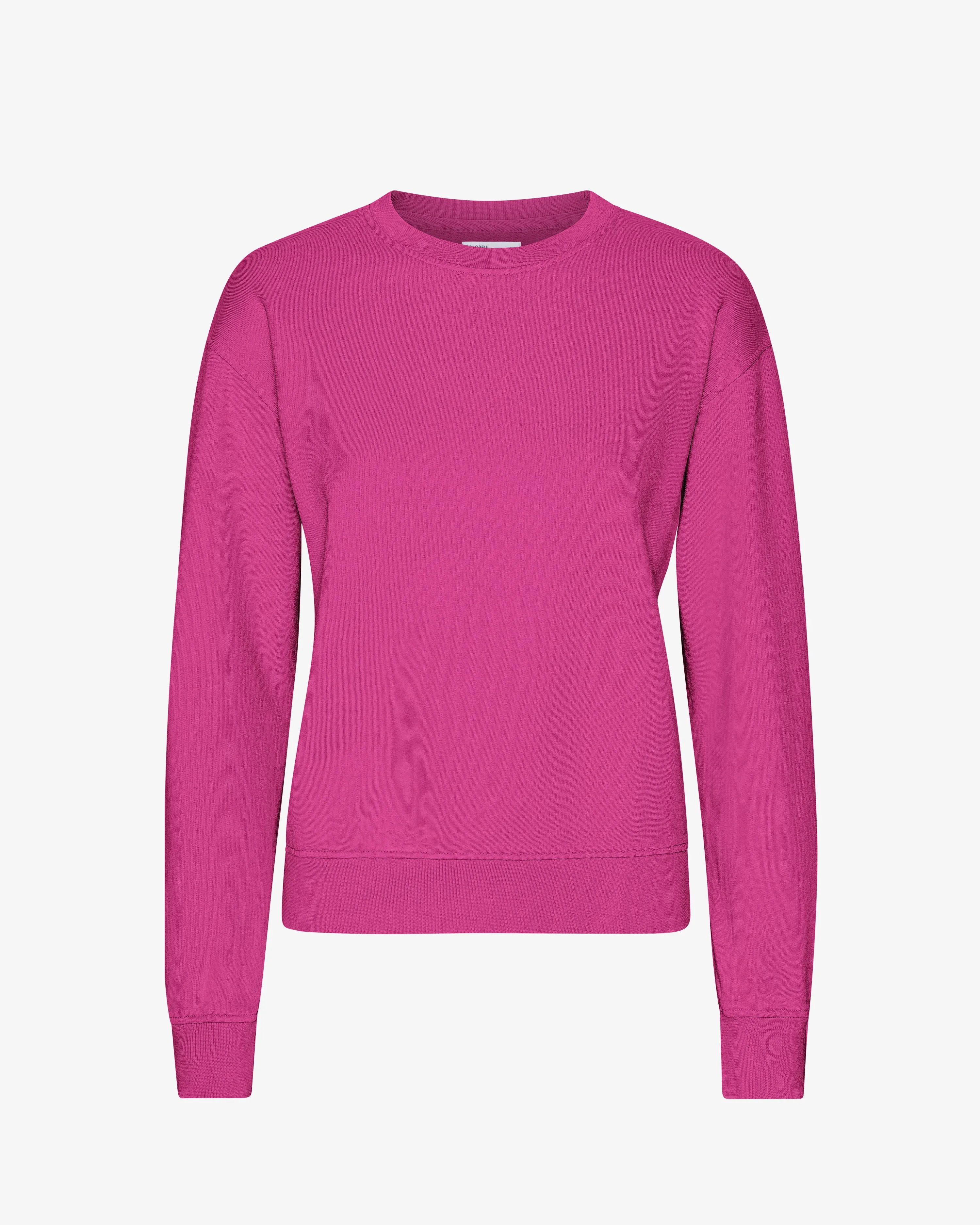 Women Classic Organic Crew - Magenta Blaze