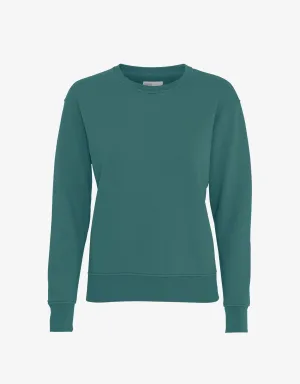 Women Classic Organic Crew - Ocean Green