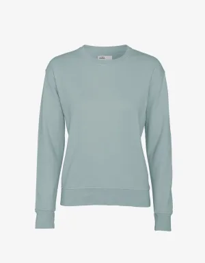 Women Classic Organic Crew - Steel Blue